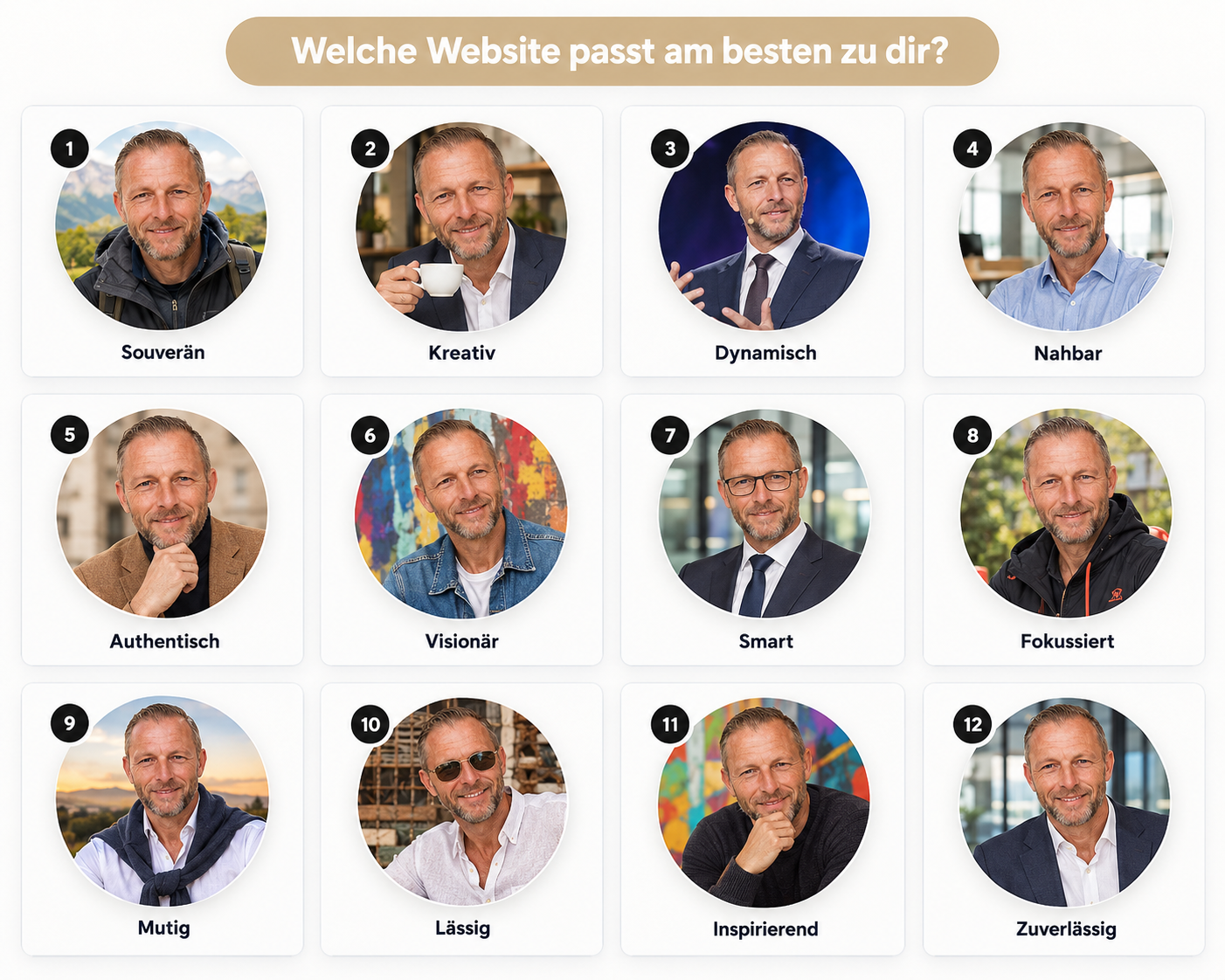 Beispiel eines von Dirk Wansing gestalteten Website-Designs